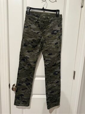 Levi's Women's Bootcut Camo Pants - Olive & Black